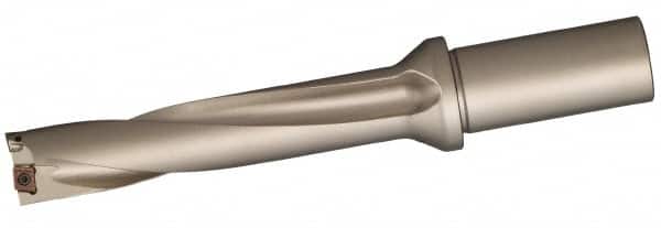 Sumitomo - 3.398" Max Drill Depth, 5xD, 21/32" Diam, Indexable Insert Drill - 2 Inserts, 1" Shank Diam, Straight Shank - Benchmark Tooling