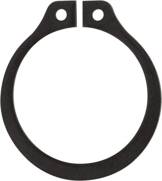 Rotor Clip - 0.704" Groove Diam, 3/4" Shaft Diam, Phosphate Steel, Snap External Retaining Rings - 0.046" Groove Width, 0.023" Groove Depth, 0.042" Ring Thickness, Grade 1060-1090 - Benchmark Tooling
