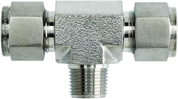 Brennan - 3/4" OD, Stainless Steel Union Tee - Comp x Comp x Comp Ends - Benchmark Tooling