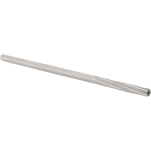 Alvord Polk - 5mm High Speed Steel 6 Flute Chucking Reamer - Spiral Flute, 0.1895" Straight Shank, 1-1/4" Flute Length, 5" OAL - Benchmark Tooling