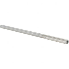 Alvord Polk - 0.2465" High Speed Steel 6 Flute Chucking Reamer - Straight Flute, 0.2329" Straight Shank, 1-1/2" Flute Length, 6" OAL - Benchmark Tooling