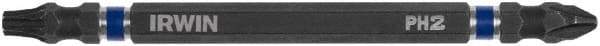 Irwin - #2 Torx/Phillips Bit - 1/4" Hex Drive, 4" OAL - Benchmark Tooling