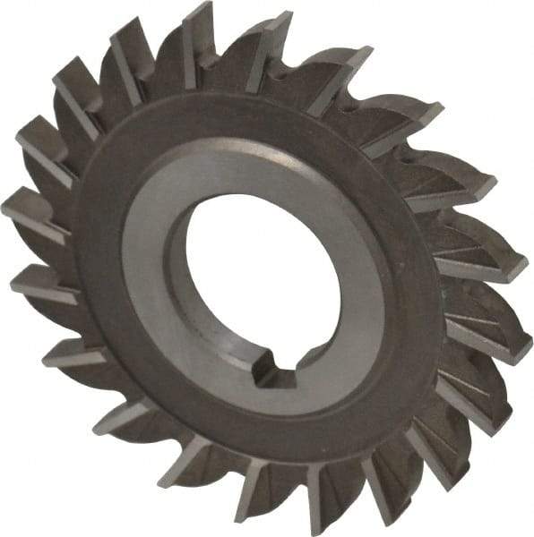 Keo - 3" Diam x 1/4" Width of Cut, 20 Teeth, High Speed Steel Side Milling Cutter - Straight Teeth, Uncoated - Benchmark Tooling