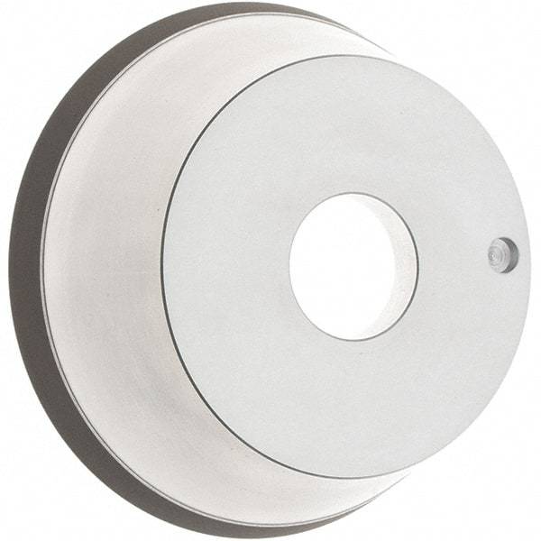 Tru-Maxx - 5" Diam, 1-1/4" Hole Size, 1" Overall Thickness, 150 Grit, Type 11V9, Tool & Cutter Grinding Wheel - Very Fine Grade, Diamond - Benchmark Tooling