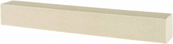 Tru-Maxx - 120 Grit Aluminum Oxide Square Polishing Stone - Fine Grade, 1" Wide x 8" Long x 1" Thick - Benchmark Tooling