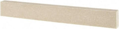 Tru-Maxx - 120 Grit Aluminum Oxide Rectangular Polishing Stone - Fine Grade, 1" Wide x 8" Long x 1/2" Thick - Benchmark Tooling