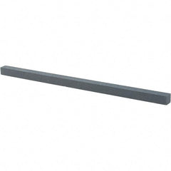 Tru-Maxx - 320 Grit Silicon Carbide Square Polishing Stone - Extra Fine Grade, 1/4" Wide x 6" Long x 1/4" Thick - Benchmark Tooling