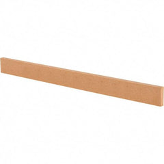 Tru-Maxx - 320 Grit Aluminum Oxide Rectangular Polishing Stone - Extra Fine Grade, 1/2" Wide x 6" Long x 1/8" Thick - Benchmark Tooling