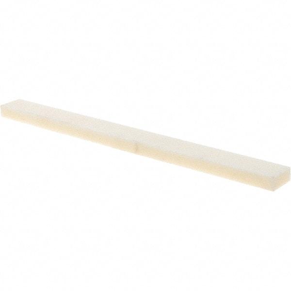 Tru-Maxx - 150 Grit Aluminum Oxide Rectangular Polishing Stone - Very Fine Grade, 1/2" Wide x 6" Long x 1/4" Thick, Oil Filled - Benchmark Tooling