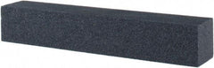 Tru-Maxx - 120 Grit Silicon Carbide Square Polishing Stone - Fine Grade, 1" Wide x 6" Long x 1" Thick - Benchmark Tooling