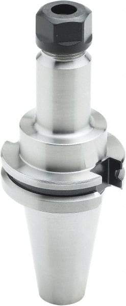 Parlec - 0.039" to 13/32" Capacity, 5" Projection, CAT40 Dual Contact Taper, ER16 Collet Chuck - 13/32" Shank Diam - Exact Industrial Supply