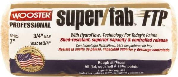 Wooster Brush - 1/2" Nap, 7" Wide Paint Roller - Semi-Rough to Rough Texture, Knitted - Benchmark Tooling