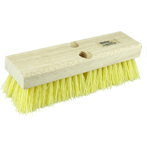 10″ Deck Scrub Brush, Polypropylene Fill - Benchmark Tooling