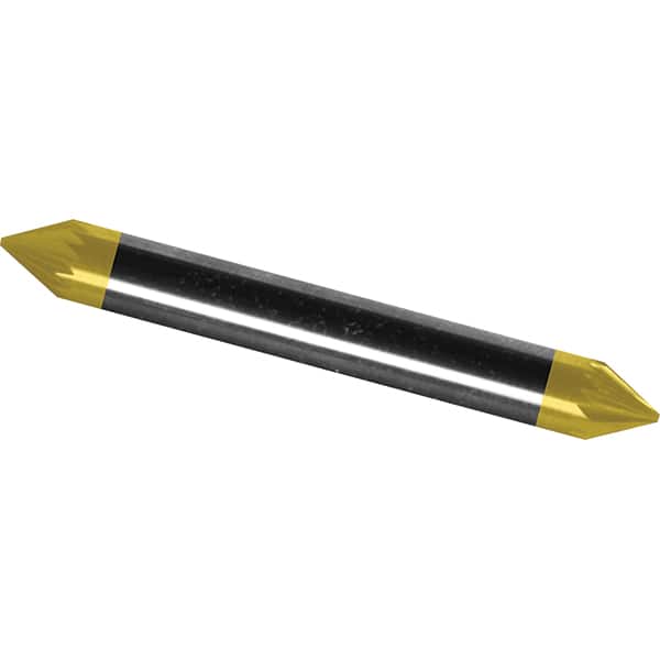 Made in USA - 6mm Cut Diam, 0.2362" Shank Diam, Cone Head Single Cut Burr - Carbide, 4mm LOC, 50mm OAL - Benchmark Tooling