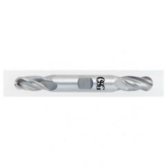 9/32" Dia. - 3-3/8" OAL - Bright CBD - Double - Ball Nose SE EM - 4 FL - Benchmark Tooling