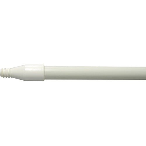 60″ Fiberglass Handle, Threaded, 1″ Diameter, White, Food Service - Benchmark Tooling