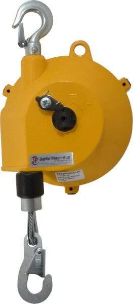 PRO-SOURCE - 20 Lb Load Capacity, 4-1/4' Travel Distance, Tool Balancer - Steel Cable, Aluminum Housing, Tension Adjustment - Benchmark Tooling