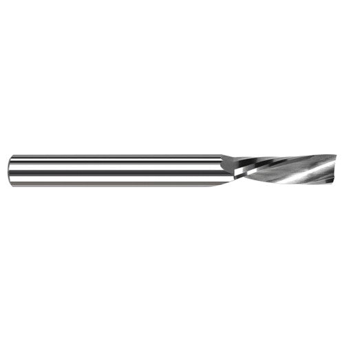 End Mills for Plastics - Single Flute - 0.5000″ (1/2″) Cutter Diameter × 2.6250″ (2-5/8″) Length of Cut Carbide Square Downcut End Mill for Plastic, 1 Flutes - Exact Industrial Supply