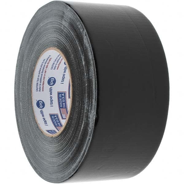 Intertape - 54.8m x 2-53/64" x 11 mil Black Polyethylene Film Duct Tape - Benchmark Tooling
