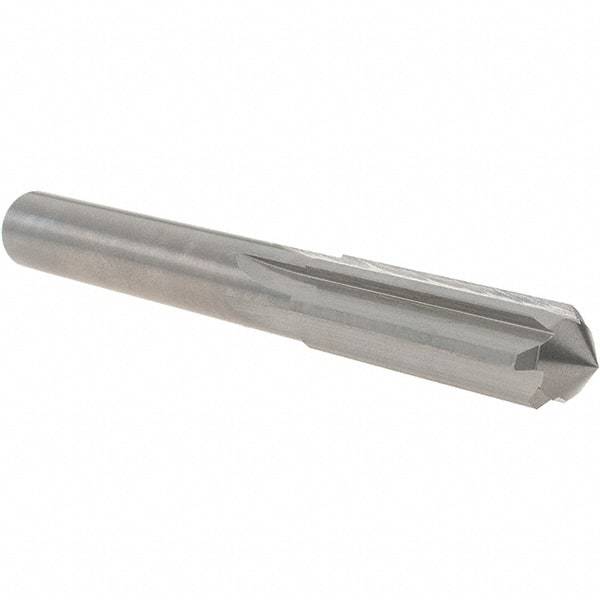 OSG - 12.1mm Solid Carbide Chucking Reamer - Straight Flute, 11.11mm Straight Shank, 38mm Flute Length, 102mm OAL - Benchmark Tooling