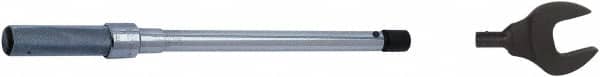 CDI - 1" Drive Interchangeable Head Torque Wrench Assembly - 5 Ft/Lb to 75 Ft/Lb Torque, 14-1/2" OAL, 0.5 N/m Graduation - Benchmark Tooling