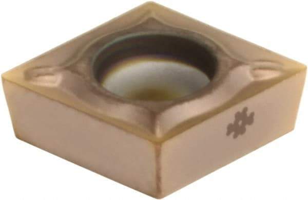 Sumitomo - CCMT21.52 ESU Grade AC520U Carbide Turning Insert - TiAlN/AlCrN Finish, 80° Diamond, 1/4" Inscr Circle, 3/32" Thick, 1/32" Corner Radius - Benchmark Tooling