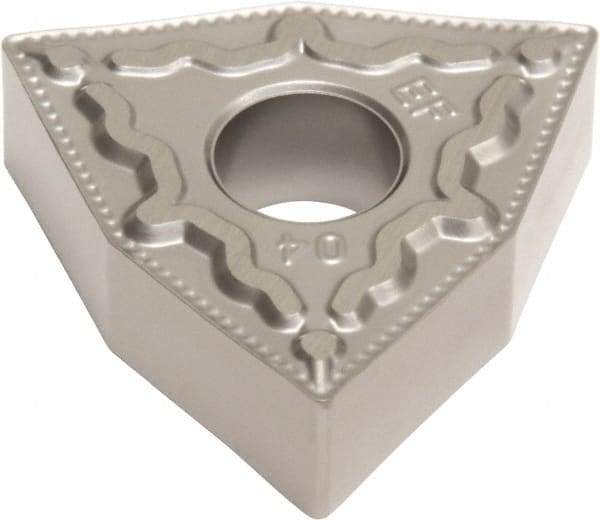 Sumitomo - WNMG432 EEF Grade EH520 Carbide Turning Insert - Uncoated, 80° Trigon, 1/2" Inscr Circle, 3/16" Thick, 1/32" Corner Radius - Benchmark Tooling