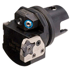 Iscar - 47mm Head Length, Modular Grooving Blade Holder Head - Right Hand Cut, System Size IM50, Through Coolant - Benchmark Tooling