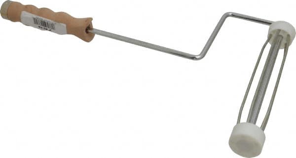 Premier Paint Roller - 9" Wide x 9" Long Roller Frame - Wood Handle - Benchmark Tooling