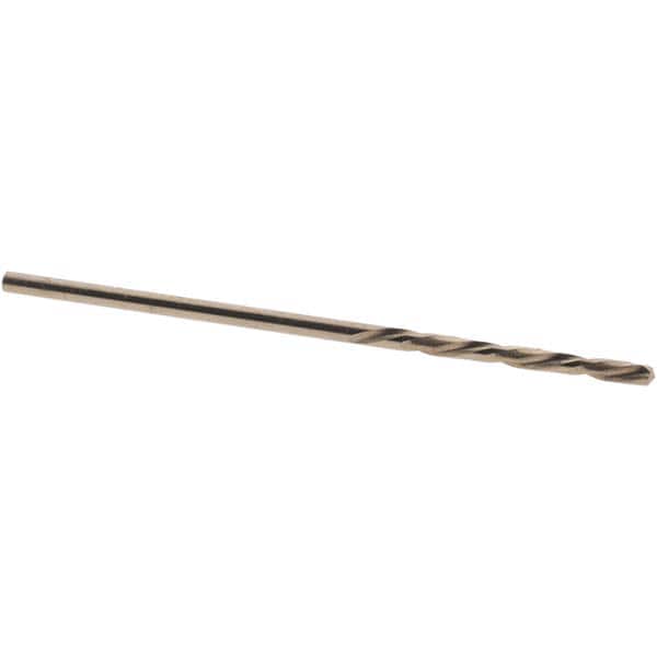 Made in USA - 1/16" High Speed Steel, 135° Point, Straight Shank Maintenance Drill Bit - Exact Industrial Supply