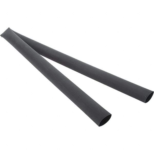 Value Collection - 48" Long Heat Shrink Electrical Tubing - Black - Benchmark Tooling