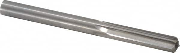 Hertel - 0.276" Solid Carbide 6 Flute Chucking Reamer - Straight Flute, 0.276" Straight Shank, 1-1/8" Flute Length, 3-1/4" OAL - Benchmark Tooling