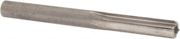 Hertel - 11/32" Solid Carbide 6 Flute Chucking Reamer - Straight Flute, 11/32" Straight Shank, 1-1/4" Flute Length, 3-1/2" OAL - Benchmark Tooling