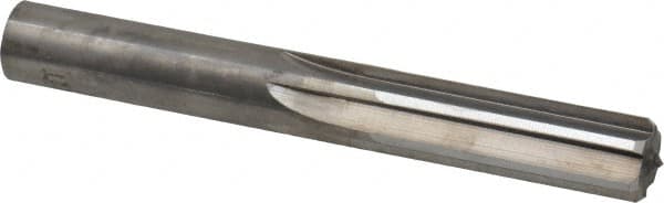 Hertel - 1/2" Solid Carbide 6 Flute Chucking Reamer - Straight Flute, 1/2" Straight Shank, 1-1/2" Flute Length, 4" OAL - Benchmark Tooling