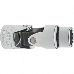 Proto - 7/16", 3/8" Drive, Intermediate Hand Socket - 12 Points, 2-1/8" OAL, Steel, Full Polish Finish - Benchmark Tooling
