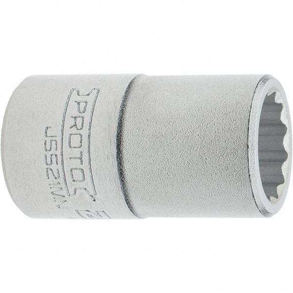 Proto - 3/4" Drive, Standard Hand Socket - 12 Points, 2.307" OAL, Steel, Full Polish Finish - Benchmark Tooling