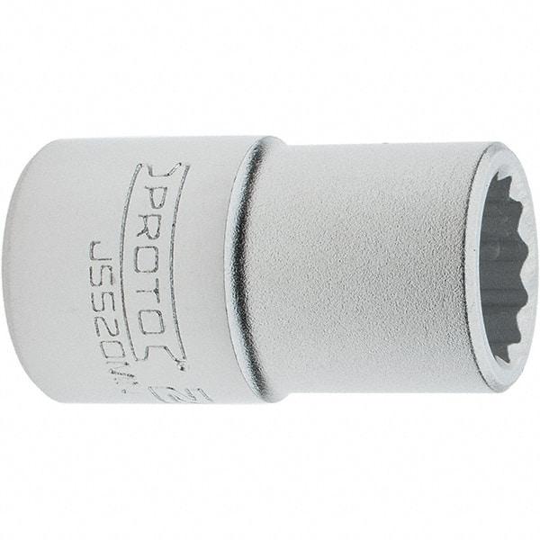 Proto - 3/4" Drive, Standard Hand Socket - 12 Points, 2.307" OAL, Steel, Full Polish Finish - Benchmark Tooling