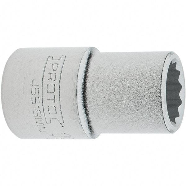 Proto - 3/4" Drive, Standard Hand Socket - 12 Points, 2.307" OAL, Steel, Full Polish Finish - Benchmark Tooling
