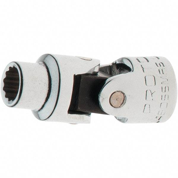 Proto - 1/4" Drive, Standard Hand Socket - 12 Points, 1-17/64" OAL, Steel, Full Polish Finish - Benchmark Tooling