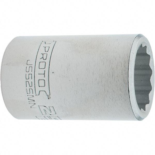 Proto - 3/4" Drive, Standard Hand Socket - 12 Points, 2.307" OAL, Steel, Full Polish Finish - Benchmark Tooling