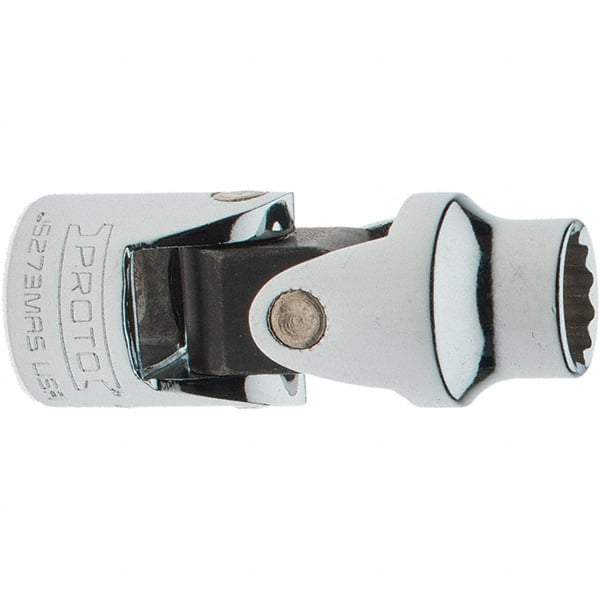 Proto - 3/8" Drive, Standard Hand Socket - 12 Points, 2" OAL, Chrome Vanadium, Full Polish Finish - Benchmark Tooling