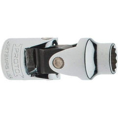 Proto - 3/8" Drive, Standard Hand Socket - 12 Points, 2" OAL, Chrome Vanadium, Full Polish Finish - Benchmark Tooling