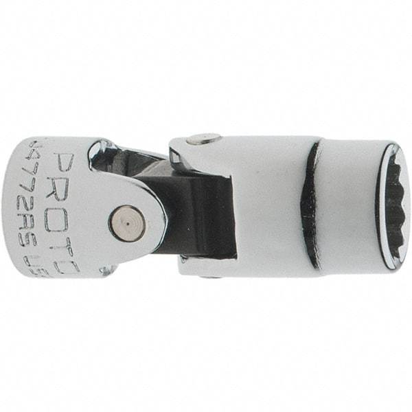 Proto - 5/16", 1/4" Drive, Standard Hand Socket - 12 Points, 1-7/16" OAL, Steel, Chrome Finish - Benchmark Tooling