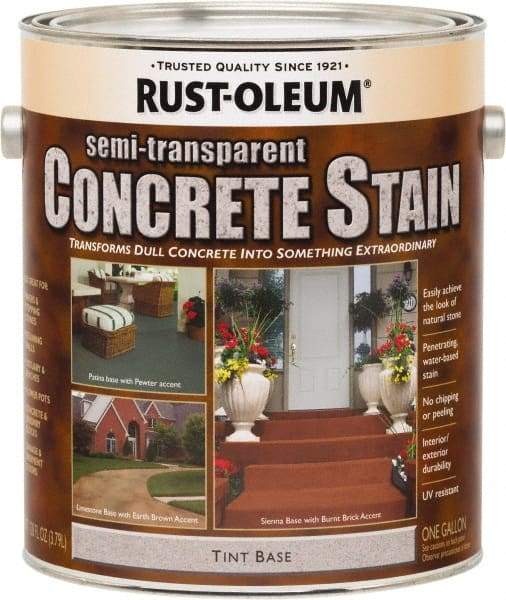 Rust-Oleum - 1 Gal Tint Base Concrete Coating - Low Odor & Chemical Resistant - Benchmark Tooling