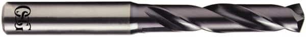 OSG - 12.2mm 140° Solid Carbide Jobber Drill - WD1 Finish, 124mm OAL - Benchmark Tooling