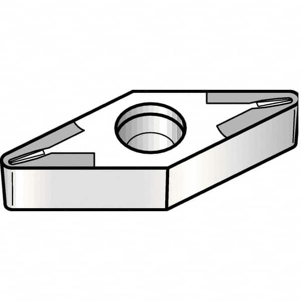 Kennametal - VBMT331 11 Grade KT325 Cermet Turning Insert - Uncoated, 35° Diamond, 3/8" Inscr Circle, 3/16" Thick, 1/64" Corner Radius - Benchmark Tooling