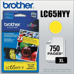 Brother - Yellow Ink Cartridge - Use with Brother MFC-5890CN, 5895CW, 6490CW, 6890CDW - Benchmark Tooling