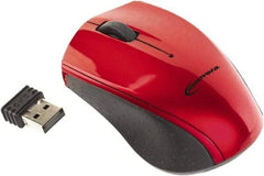 innovera - Red, Black Mouse - Use with Mac OS X, Windows 2000, XP, Vista, 7 - Benchmark Tooling