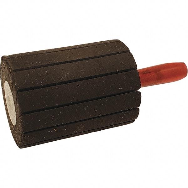 Dynabrade - 2" Wide x 1-1/2" Diam, Expander Wheel Spiral Band Drum - 1/4" Shank Diam, 10,000 RPM - Benchmark Tooling