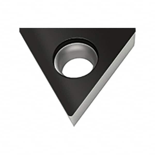 Walter - TPMW RK6 Grade WKK20S Turning Insert - TiCN+Al2O3+(TiCN) Finish, 60° Triangle, 6.35mm Inscr Circle, 2.38mm Thick, 0.4mm Corner Radius - Benchmark Tooling